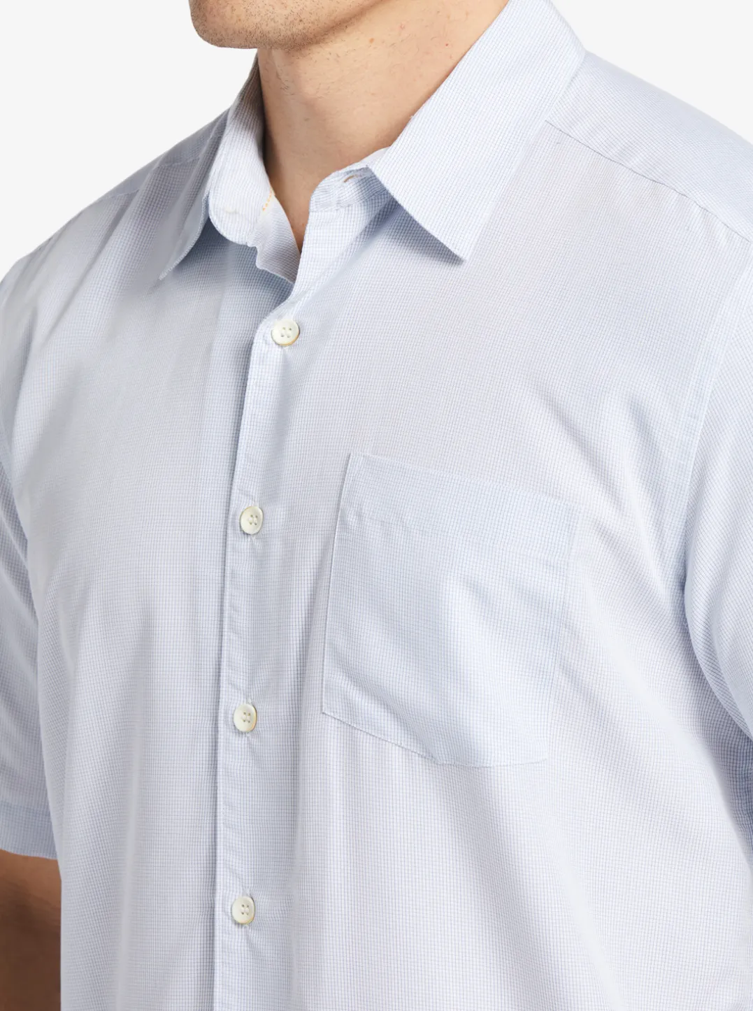 Mens Quiksilver Shirts & Polos|Waterman Kings Cliff Short Sleeve Shirt