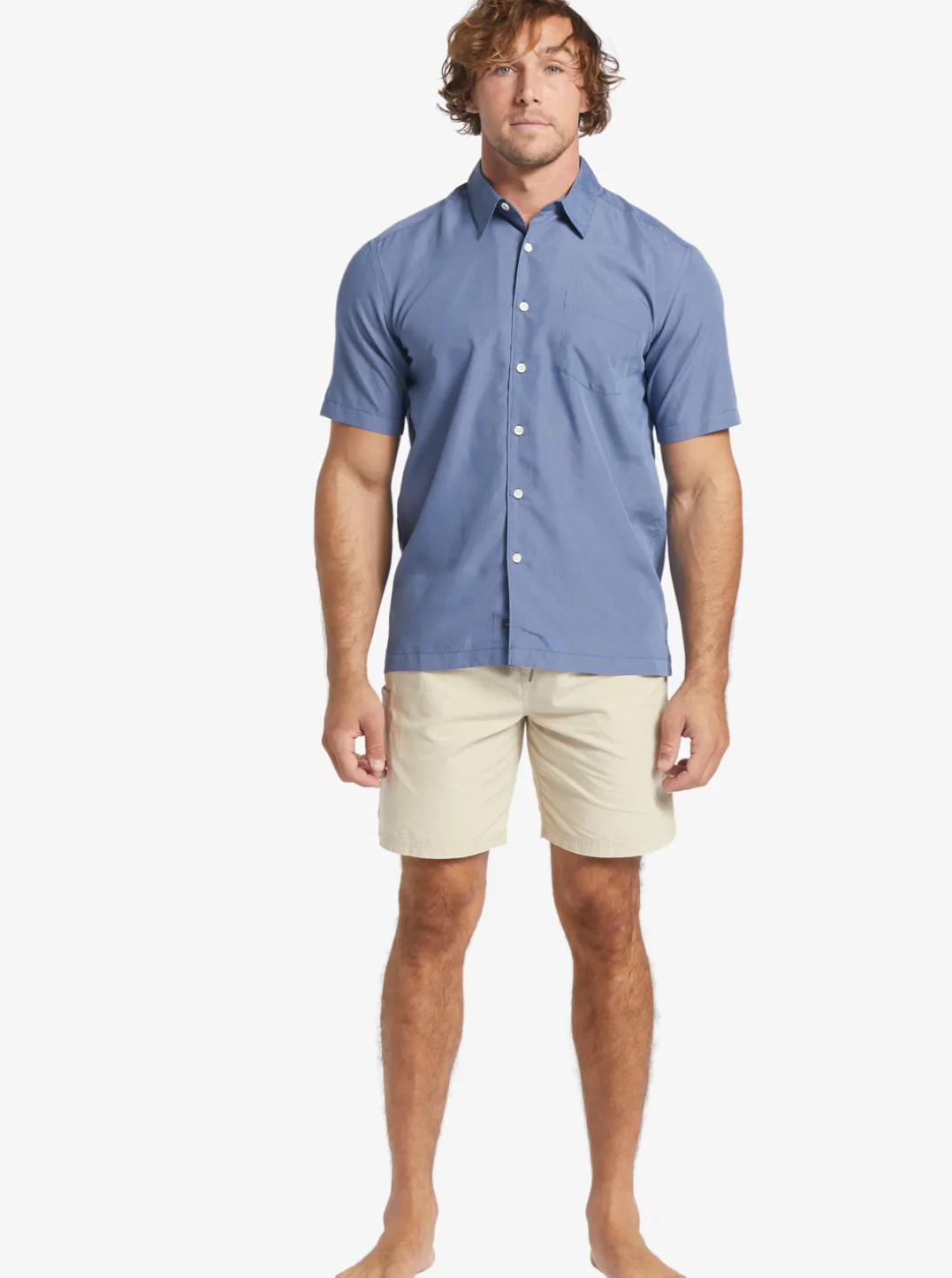 Mens Quiksilver Shirts & Polos|Waterman Kings Cliff Short Sleeve Shirt