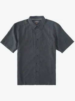 Mens Quiksilver Shirts & Polos|Waterman Kings Cliff Short Sleeve Shirt
