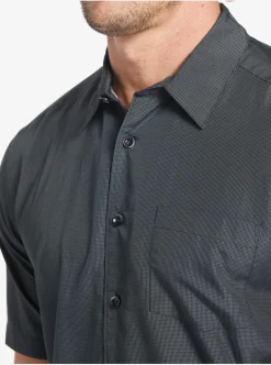 Mens Quiksilver Shirts & Polos|Waterman Kings Cliff Short Sleeve Shirt