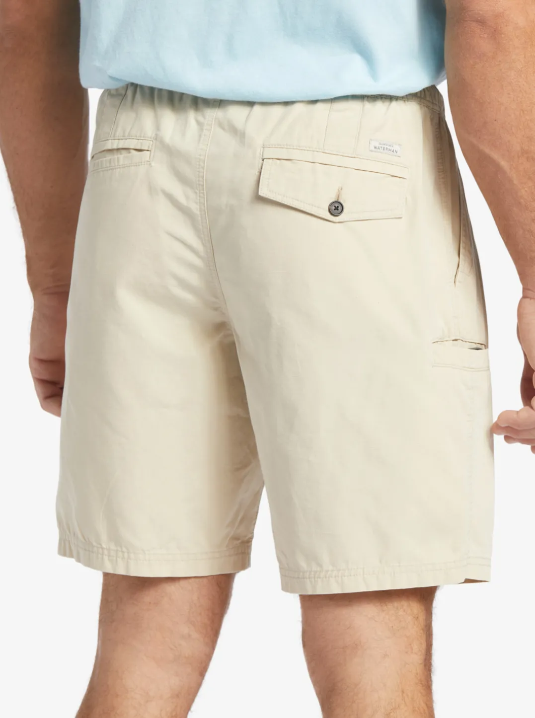 Mens Quiksilver Shorts|Waterman Last Light Elastic Waist 19" Shorts