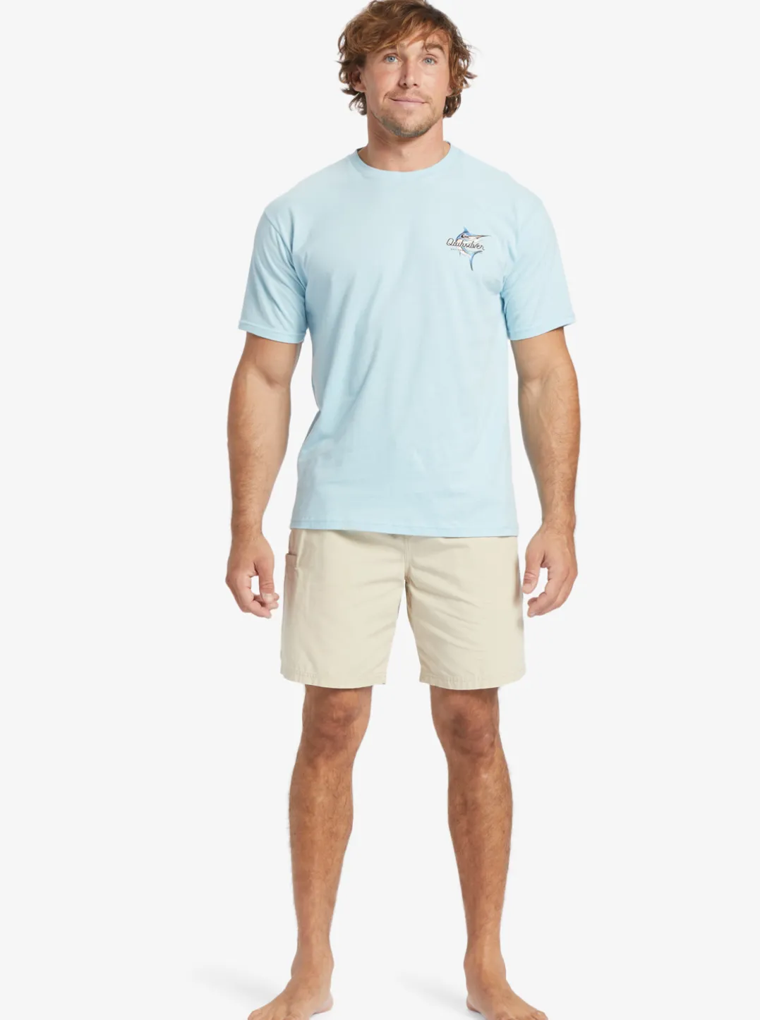 Mens Quiksilver Shorts|Waterman Last Light Elastic Waist 19" Shorts
