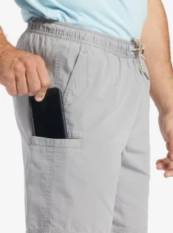 Mens Quiksilver Shorts|Waterman Last Light Elastic Waist 19