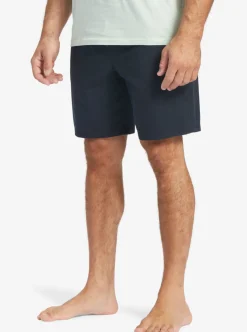 Mens Quiksilver Shorts|Waterman Last Light Elastic Waist 19