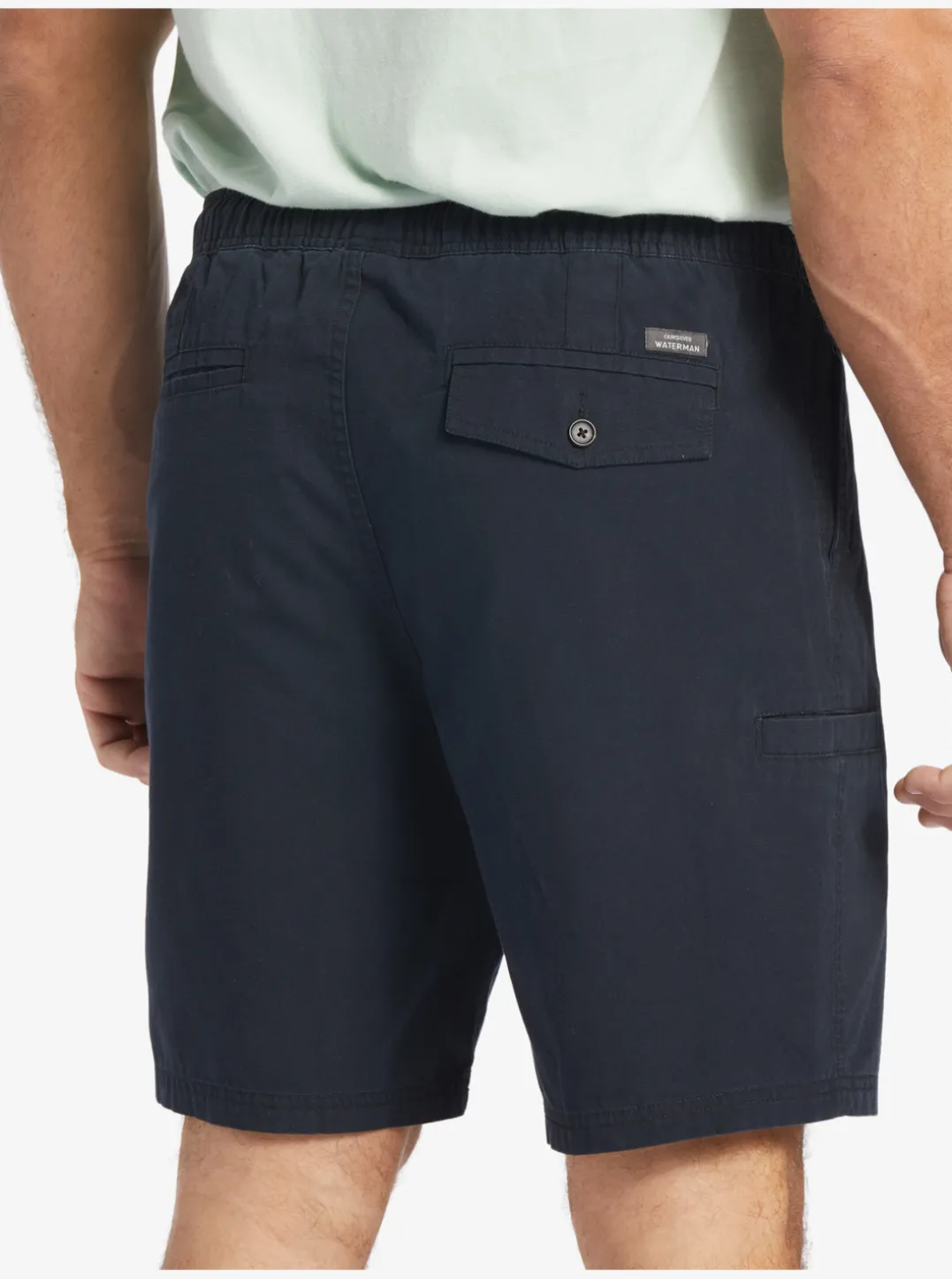 Mens Quiksilver Shorts|Waterman Last Light Elastic Waist 19" Shorts
