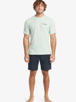 Mens Quiksilver Shorts|Waterman Last Light Elastic Waist 19