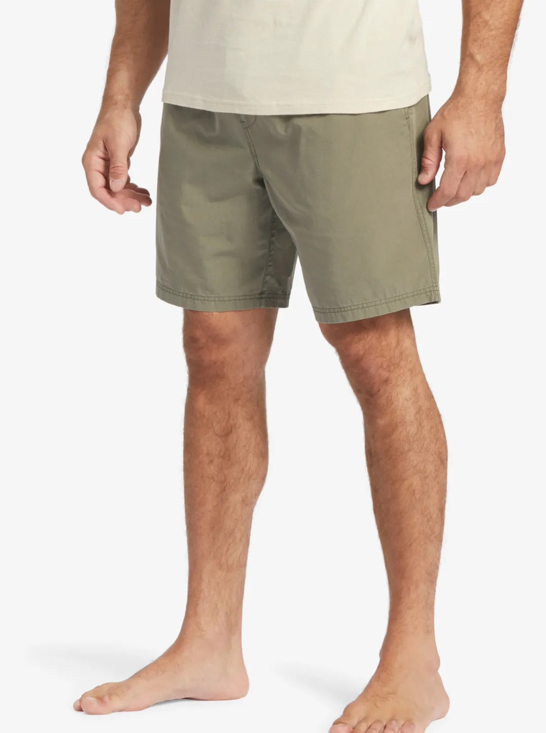 Mens Quiksilver Shorts|Waterman Last Light Elastic Waist 19" Shorts
