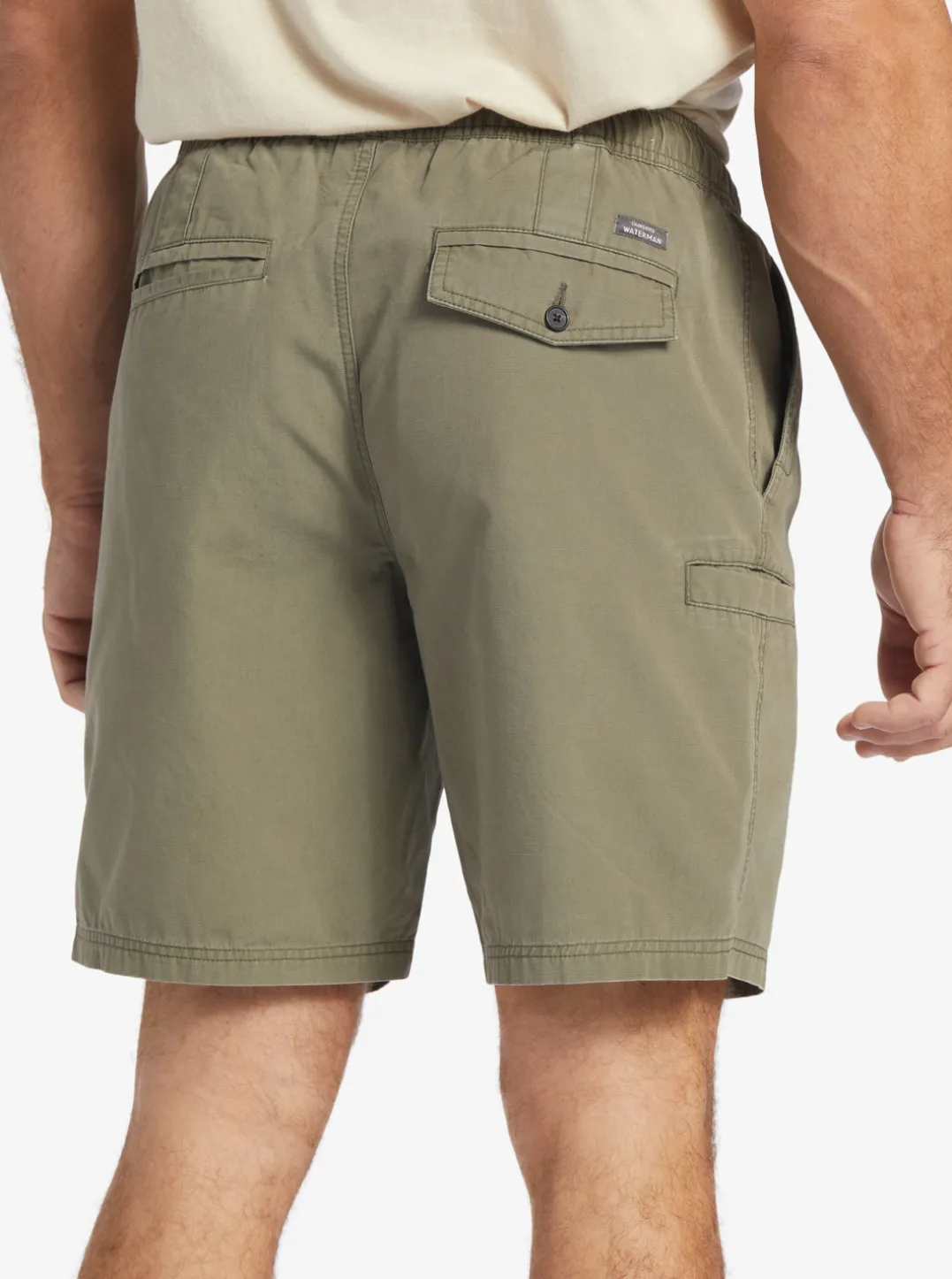 Mens Quiksilver Shorts|Waterman Last Light Elastic Waist 19" Shorts