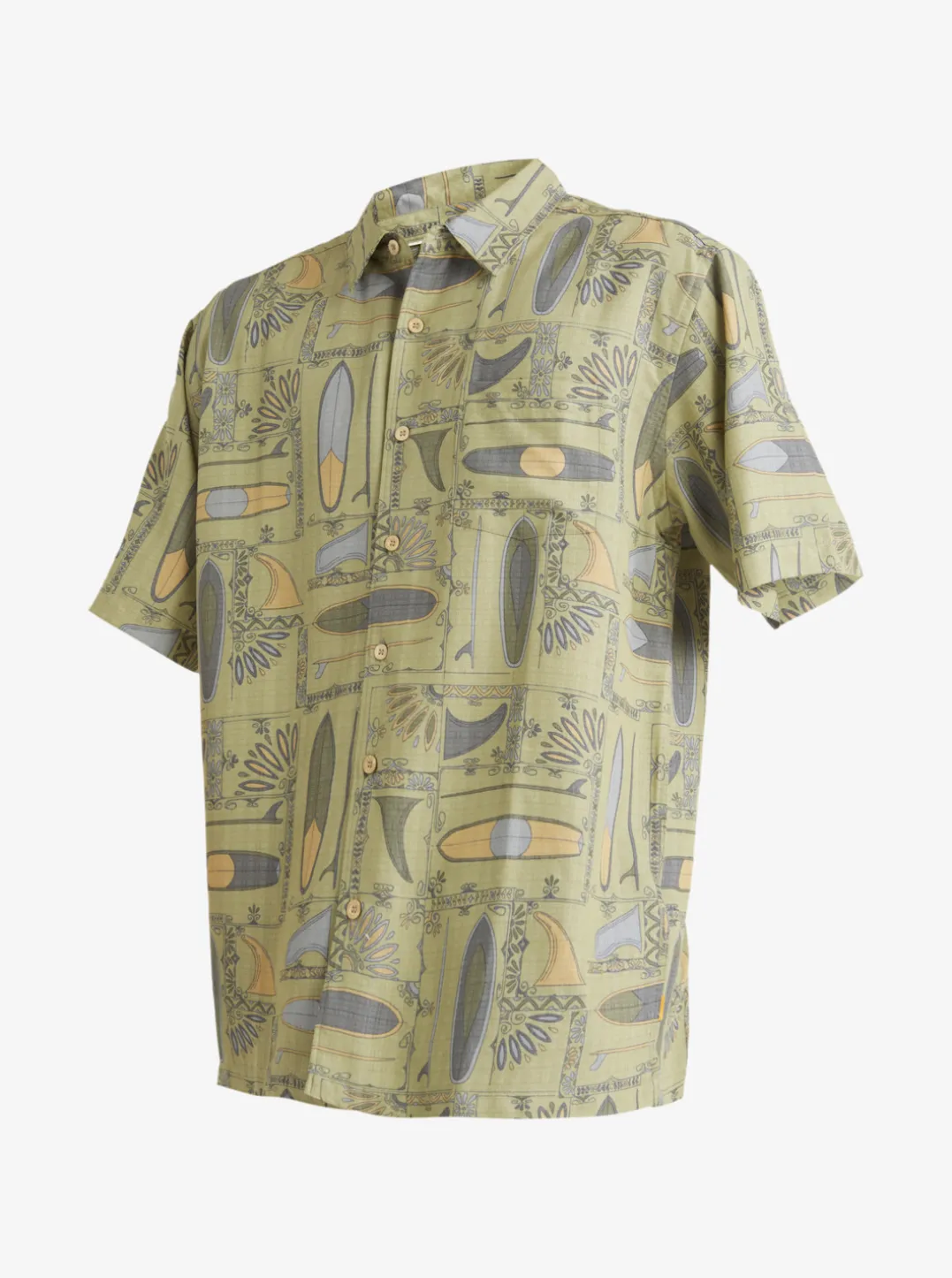 Mens Quiksilver Shirts & Polos|Waterman Long Boards Woven Shirt