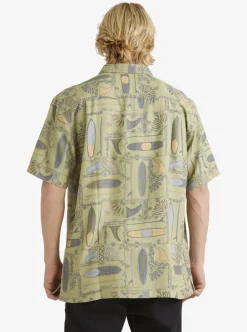 Mens Quiksilver Shirts & Polos|Waterman Long Boards Woven Shirt