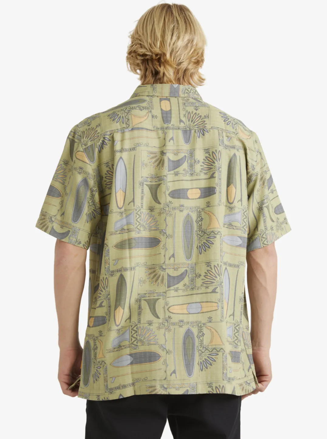 Mens Quiksilver Shirts & Polos|Waterman Long Boards Woven Shirt