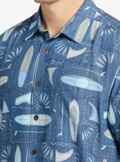 Mens Quiksilver Shirts & Polos|Waterman Long Boards Woven Shirt