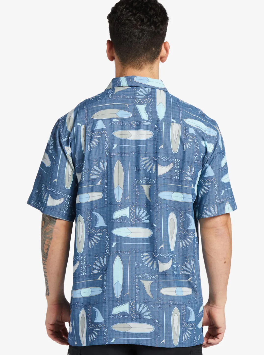 Mens Quiksilver Shirts & Polos|Waterman Long Boards Woven Shirt