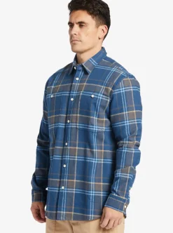 Mens Quiksilver Shirts & Polos|Waterman Lower Ridge Flannel Long Sleeve Top