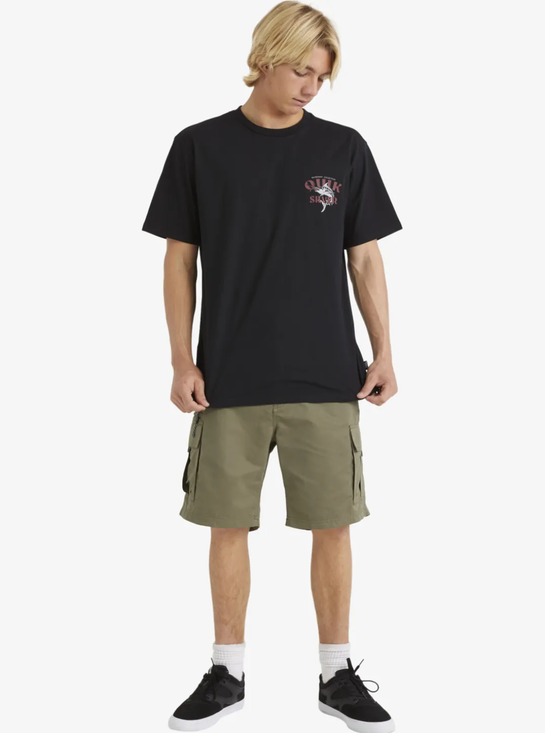 Mens Quiksilver Shorts|Waterman Maldive Atoll Cargo 20" Shorts