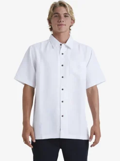 Mens Quiksilver Shirts & Polos|Waterman Manele Bay Short Sleeve Shirt