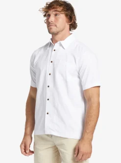 Mens Quiksilver Shirts & Polos|Waterman Manele Bay Short Sleeve Shirt