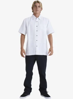 Mens Quiksilver Shirts & Polos|Waterman Manele Bay Short Sleeve Shirt