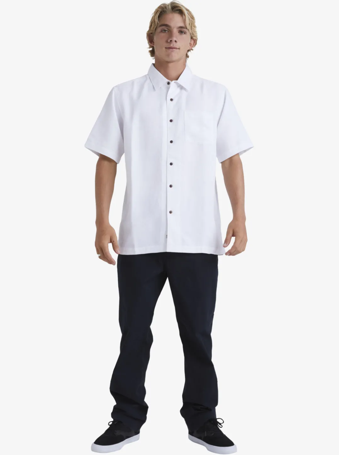 Mens Quiksilver Shirts & Polos|Waterman Manele Bay Short Sleeve Shirt