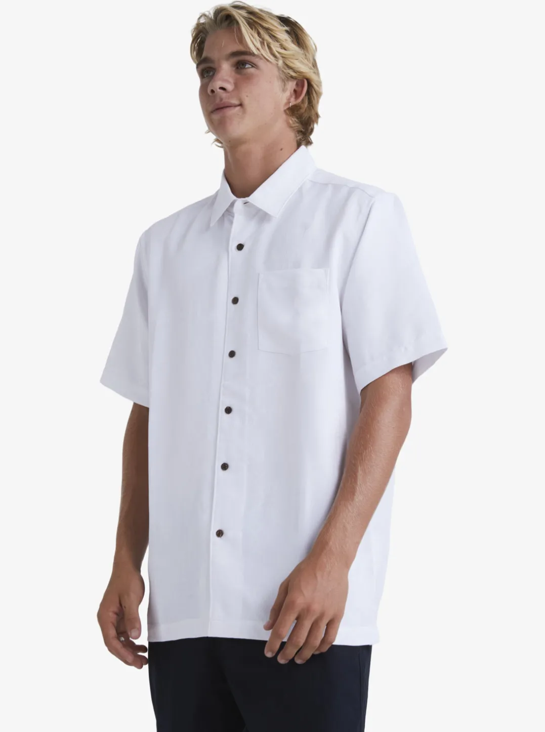 Mens Quiksilver Shirts & Polos|Waterman Manele Bay Short Sleeve Shirt