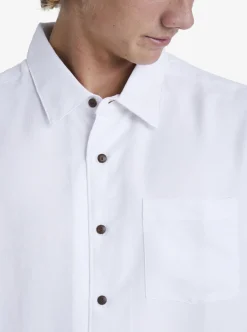 Mens Quiksilver Shirts & Polos|Waterman Manele Bay Short Sleeve Shirt