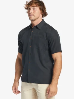 Mens Quiksilver Shirts & Polos|Waterman Manele Bay Short Sleeve Shirt
