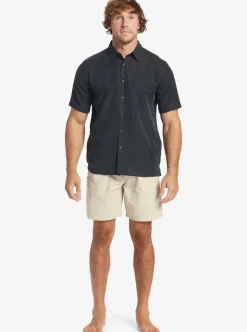 Mens Quiksilver Shirts & Polos|Waterman Manele Bay Short Sleeve Shirt