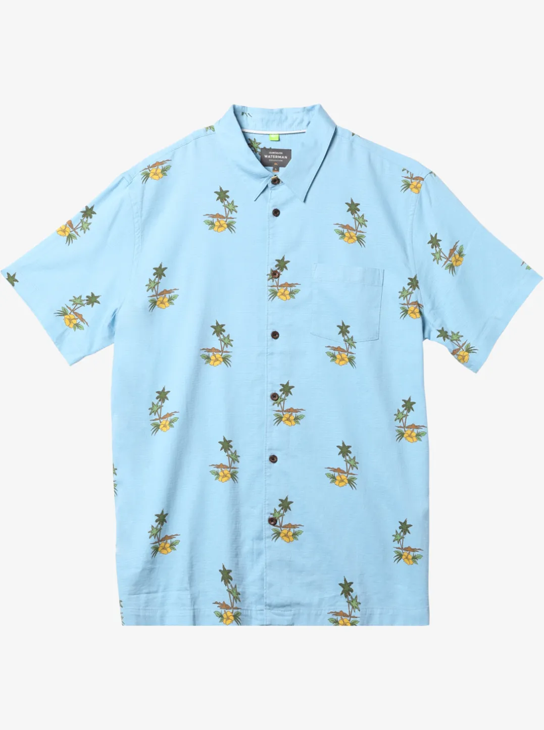Mens Quiksilver Shirts & Polos|Waterman Micronesia Woven Shirt