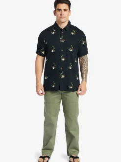 Mens Quiksilver Shirts & Polos|Waterman Micronesia Woven Shirt