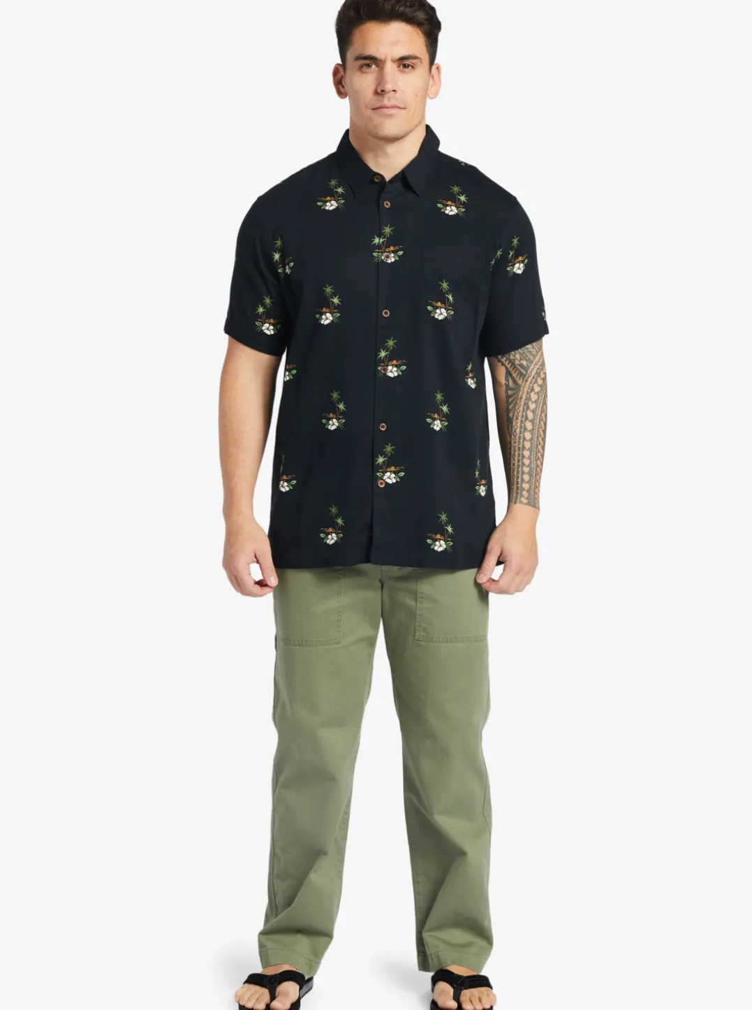 Mens Quiksilver Shirts & Polos|Waterman Micronesia Woven Shirt