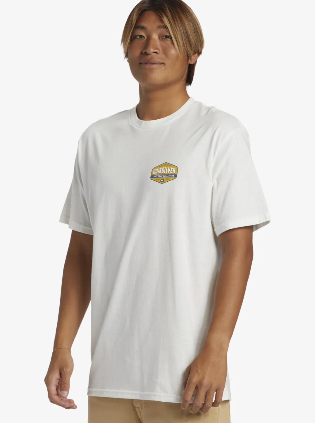 Mens Quiksilver Tees|Waterman Morning Session T-Shirt