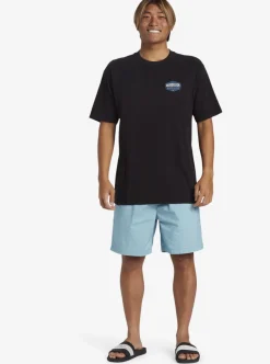 Mens Quiksilver Tees|Waterman Morning Session T-Shirt