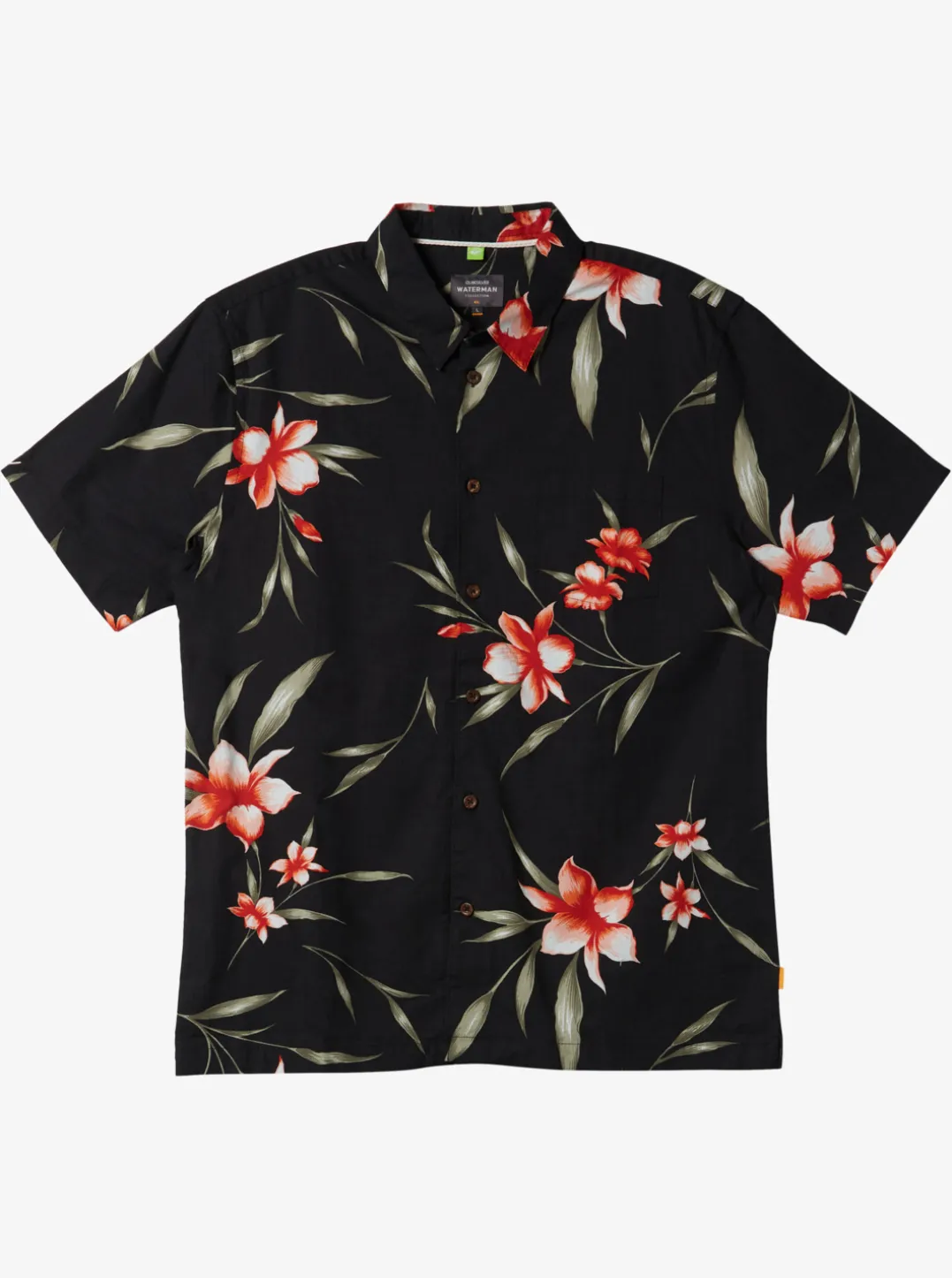 Mens Quiksilver Shirts & Polos|Waterman Night Bloomer Woven Shirt