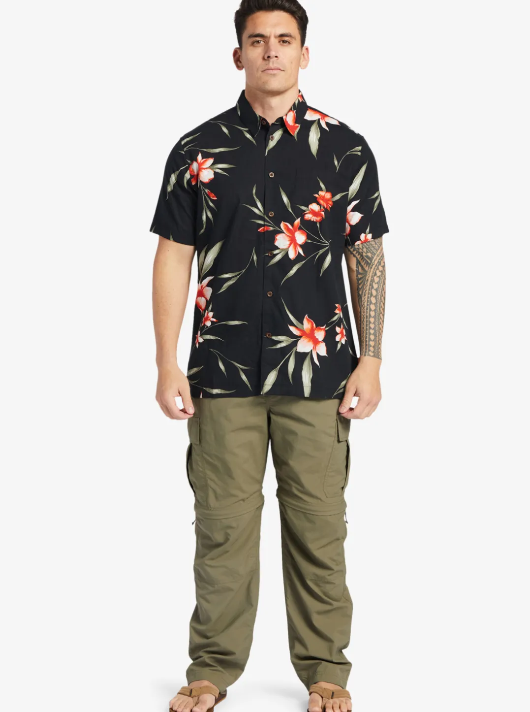 Mens Quiksilver Shirts & Polos|Waterman Night Bloomer Woven Shirt
