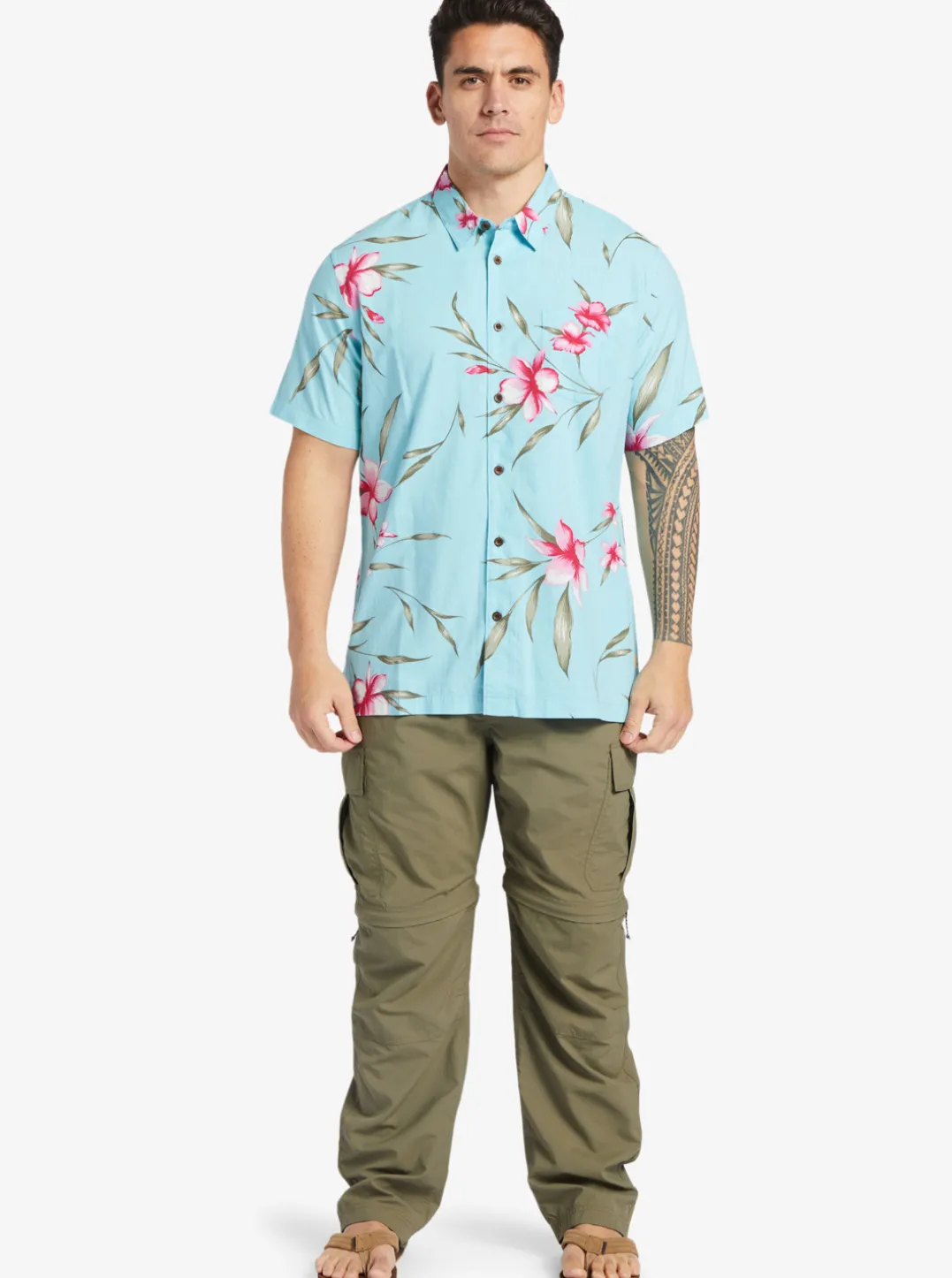 Mens Quiksilver Shirts & Polos|Waterman Night Bloomer Woven Shirt