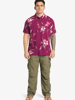 Mens Quiksilver Shirts & Polos|Waterman Night Bloomer Woven Shirt