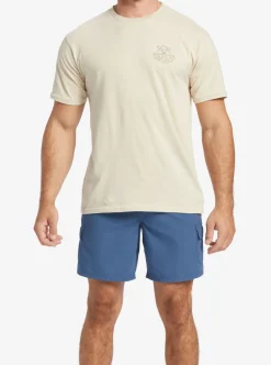 Mens Quiksilver Tees|Waterman Outdoor Livin T-Shirt