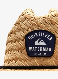 Mens Quiksilver Hats|Waterman Outsider Straw Lifeguard Hat