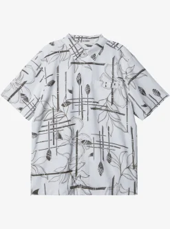 Mens Quiksilver Shirts & Polos|Waterman Paddle Out Short Sleeve Shirt