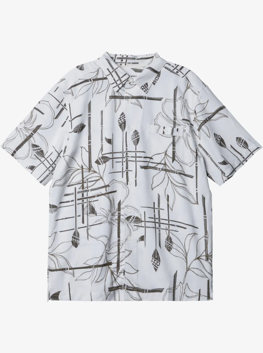 Mens Quiksilver Shirts & Polos|Waterman Paddle Out Short Sleeve Shirt