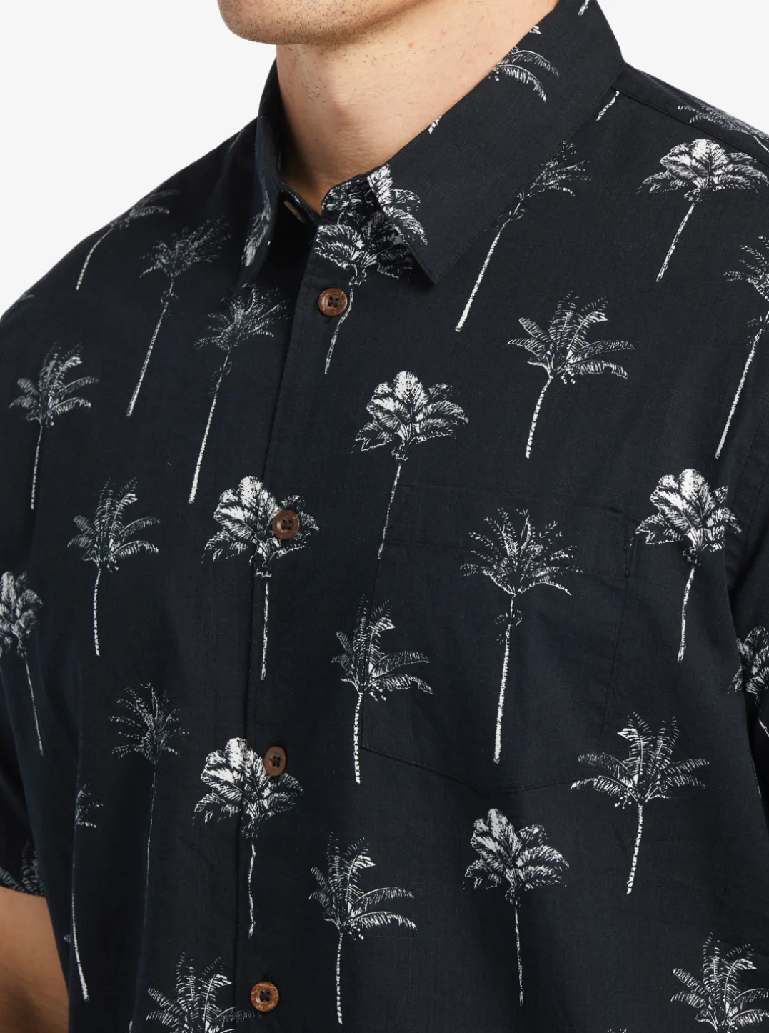 Mens Quiksilver Shirts & Polos|Waterman Palm Friday Woven Shirt