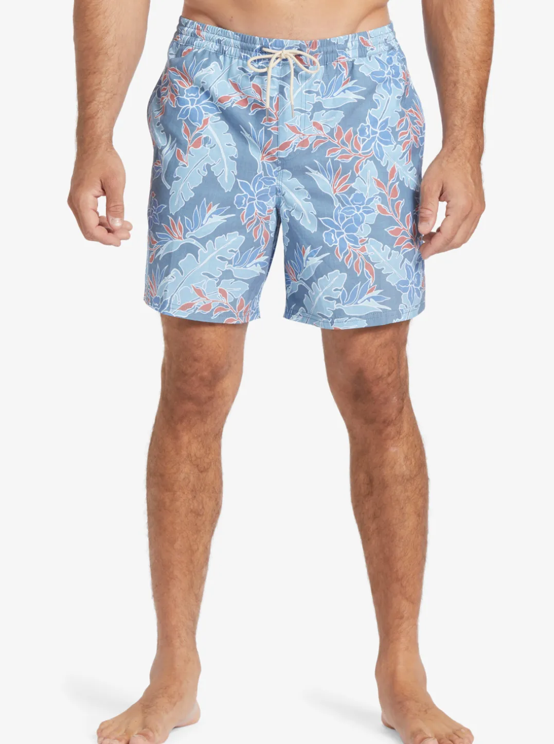 Mens Quiksilver Elastic Waist|Waterman Perfect Feel 17" Volleys