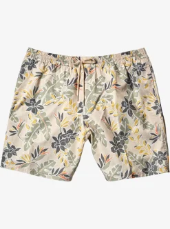 Mens Quiksilver Elastic Waist|Waterman Perfect Feel 17" Volleys