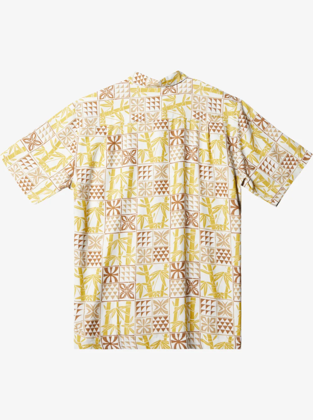 Mens Quiksilver Shirts & Polos|Waterman Plaid Flight Short Sleeve Shirt