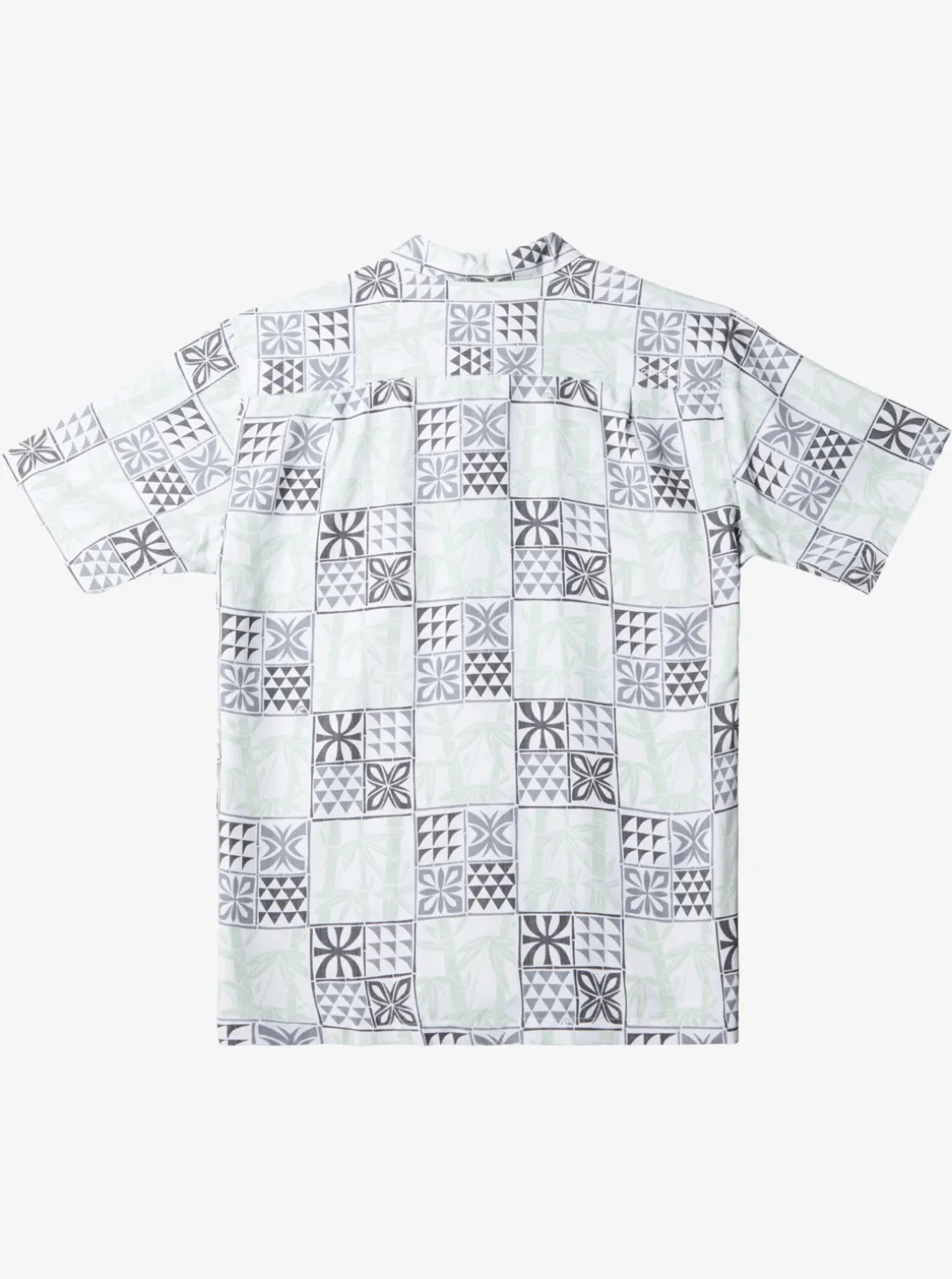 Mens Quiksilver Shirts & Polos|Waterman Plaid Flight Short Sleeve Shirt