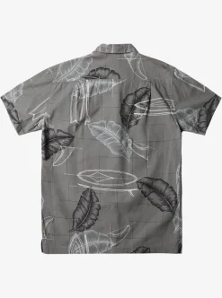 Mens Quiksilver Shirts & Polos|Waterman Right Point Short Sleeve Shirt