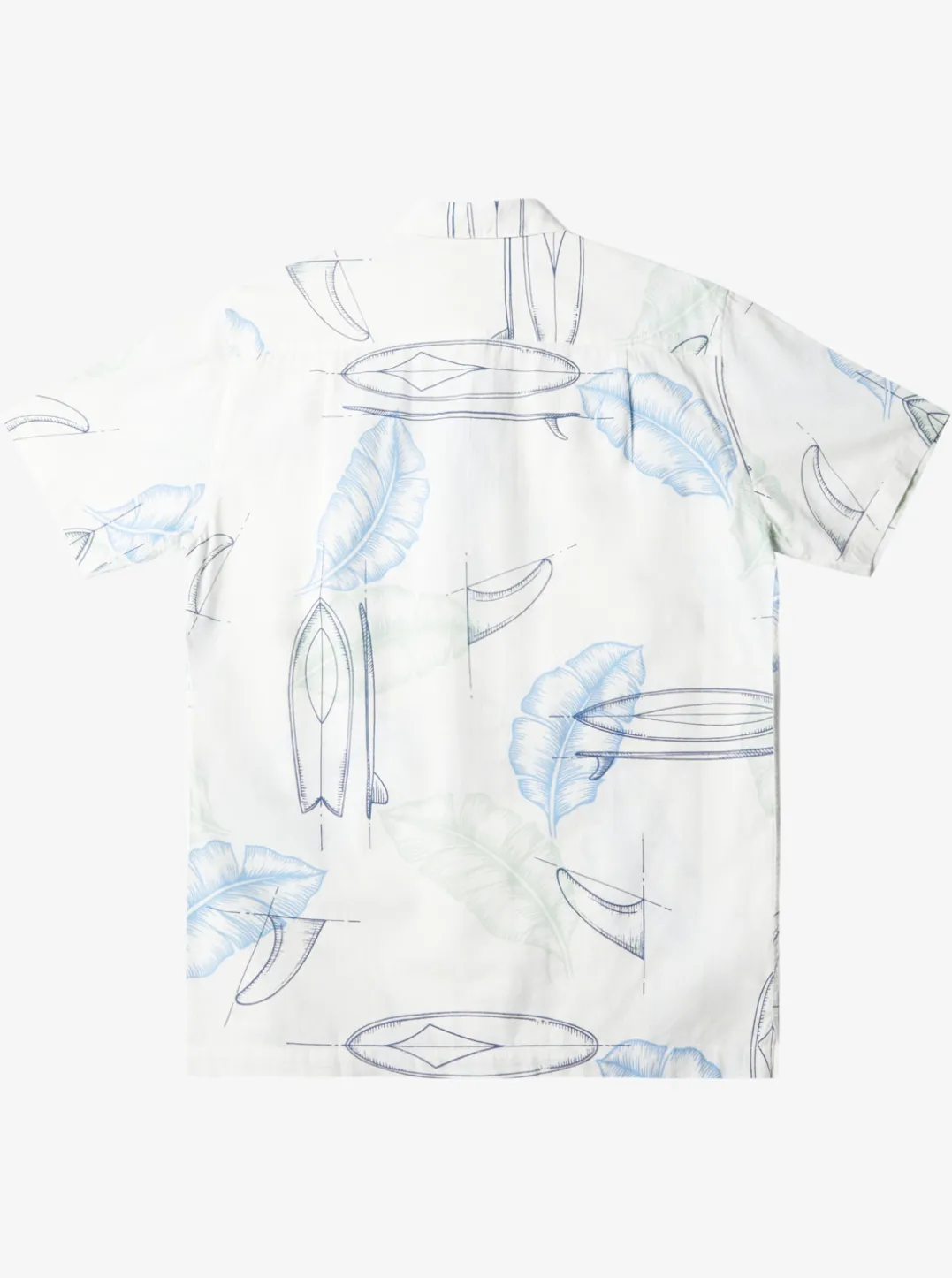Mens Quiksilver Shirts & Polos|Waterman Right Point Short Sleeve Shirt