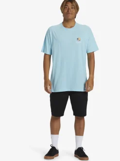 Mens Quiksilver Tees|Waterman Rolling Tide T-Shirt