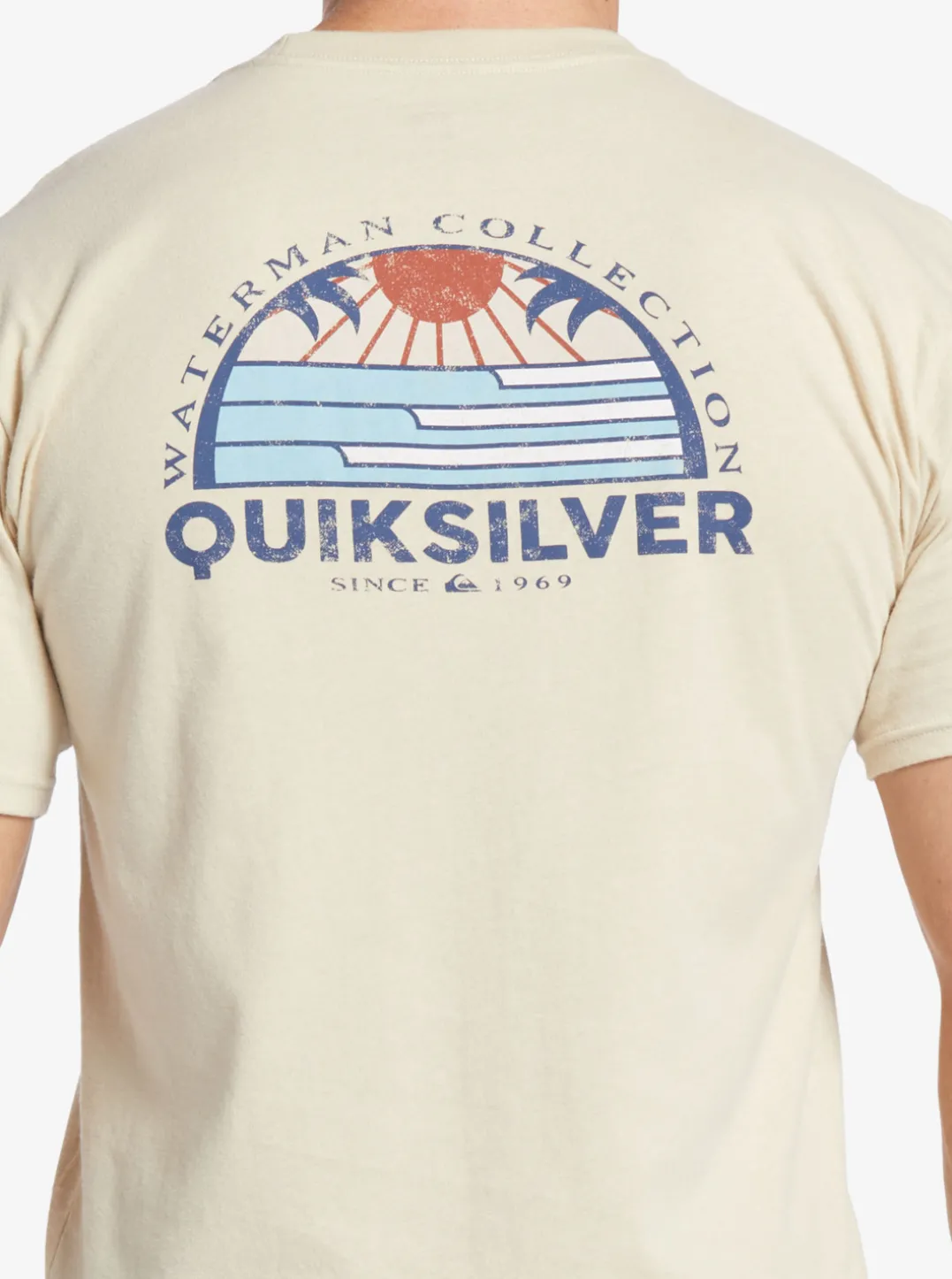 Mens Quiksilver Tees|Waterman Set View T-Shirt