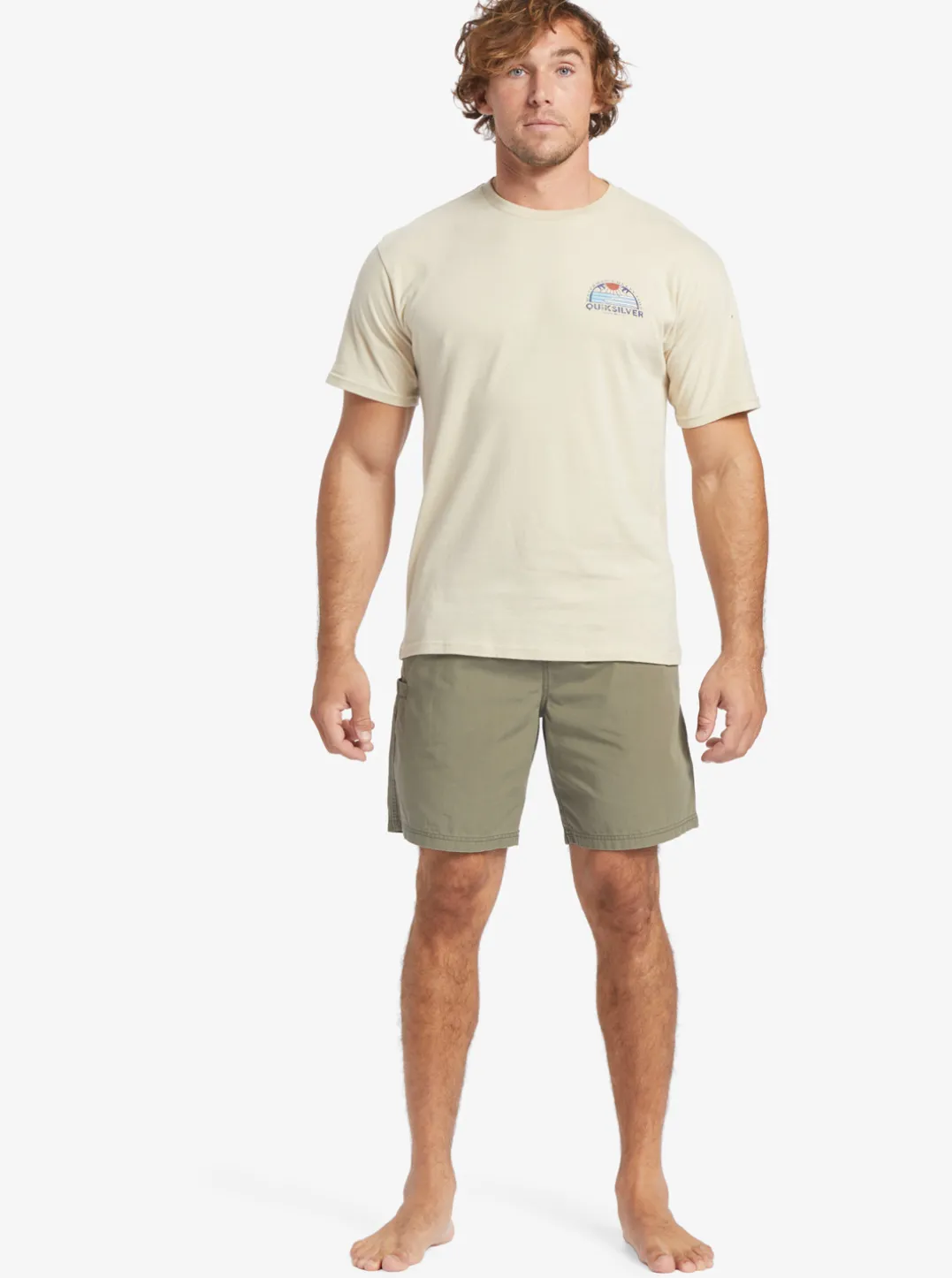Mens Quiksilver Tees|Waterman Set View T-Shirt